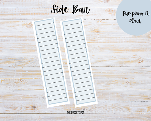 Pumpkins N Plaid | October Calendar Stickers